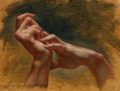 Artwork Title: Self-portrait (Hands)