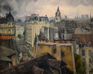 Artwork Title: Rooftops of Paris