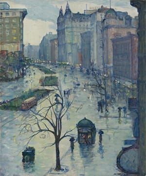 Artwork Title: Broadway Looking South