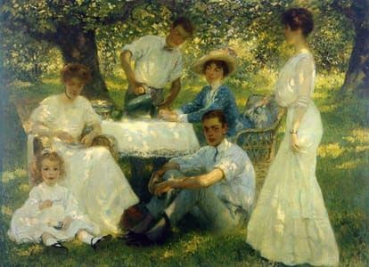 Artwork Title: Shadows in the Orchard