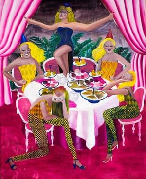 Artwork Title: Gallerinas and Their Afternoon Tea