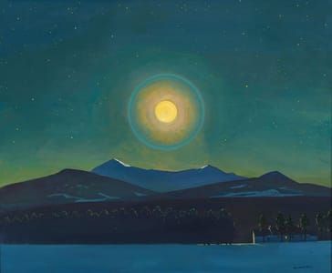 Artwork Title: Moonlight, Winter