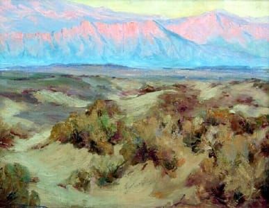 Artwork Title: Palm Spring Desert Scene