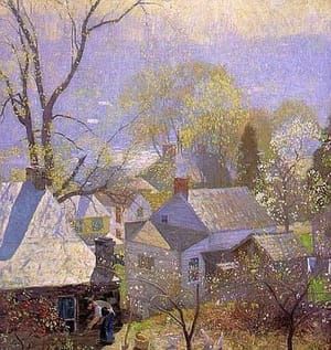 Artwork Title: Springtime in the Village