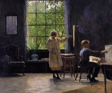 Artwork Title: Students of Painting