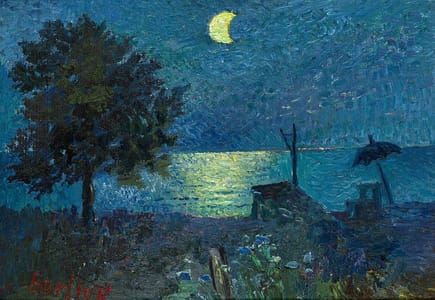Artwork Title: Sea at Night