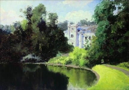 Artwork Title: Pond in the Park. Olshanka
