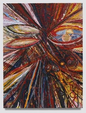 Artwork Title: Untitled (Red Yellow and Blue Face 821)