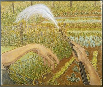 Artwork Title: Watering my Garden