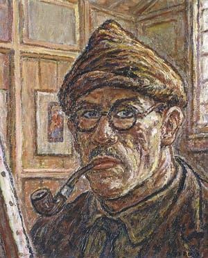 Artwork Title: Self-Portrait In A Fur Hat