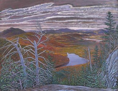 Artwork Title: Adirondacks in Autumn