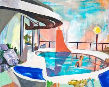 Artwork Title: Bath Ablaze
