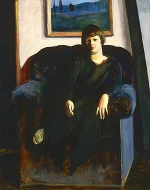 Artwork Title: Blue Armchair
