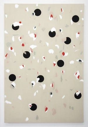 Artwork Title: Transparency with Black Circles 1