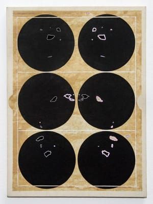 Artwork Title: Collage with Paper Bag (Mirror)