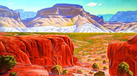 Artwork Title: Lava Capped Mesa Big Bend