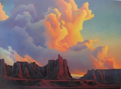 Artwork Title: Building Storm, Coal Mine Canyon