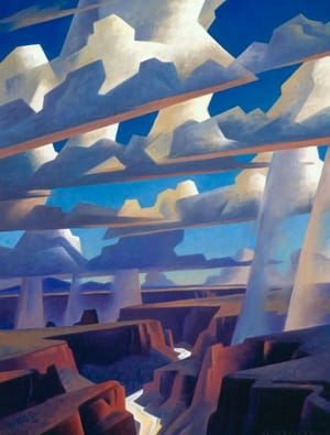 Artwork Title: Canyon Light and Rain