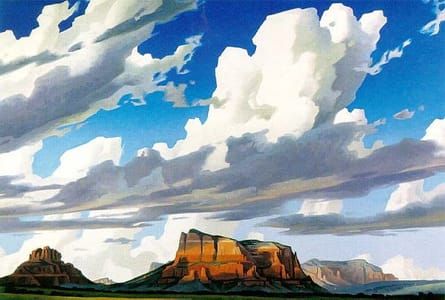 Artwork Title: Fleeting Clouds - Sedona