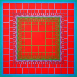 Artwork Title: Squaring The Red