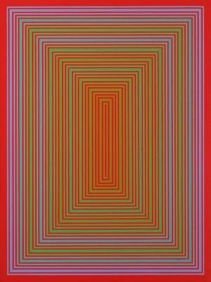 Artwork Title: On Crimson - Warm Center
