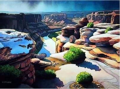 Artwork Title: View from Deadman Point