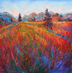 Artwork Title: Scarlet Pines