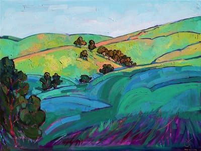 Artwork Title: Light over the Hills