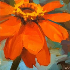 Artwork Title: Happy Orange