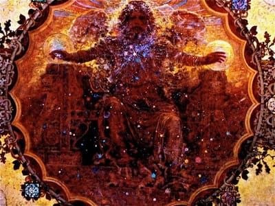 Artwork Title: Panel 4, Light of Creation (Yellow), The Spectrum of Light