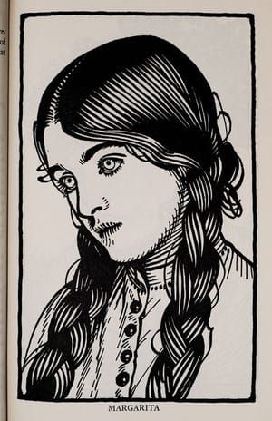 Artwork Title: Margarita (Illustration for The Purple Land)