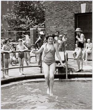 Artwork Title: City Pool, Summer, New York City