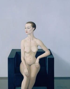 Artwork Title: Vrouw op stoel (Woman on Chair)