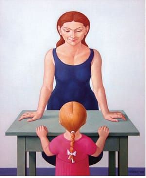 Artwork Title: Moeder en kind (Mother and Child)