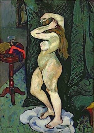Artwork Title: Nude Arranging her Hair