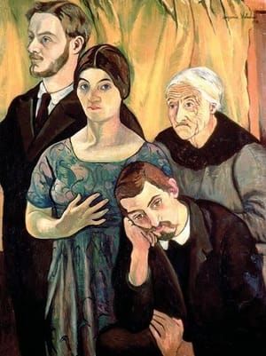 Artwork Title: Self Portrait with her Family