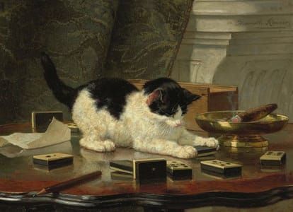 Artwork Title: Kitten's Game