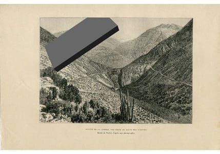 Artwork Title: Montée de la cumbre, vue prise au salto del soldado
