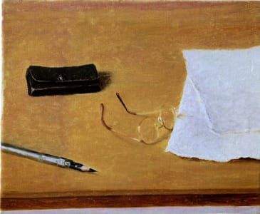 Artwork Title: Still Life with Two Sheets of Paper