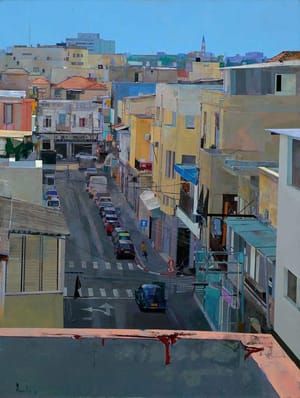 Artwork Title: Ha'Mashbir corner of Levinsky