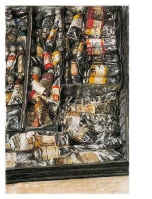 Artwork Title: Tubes of paint in their Drawer
