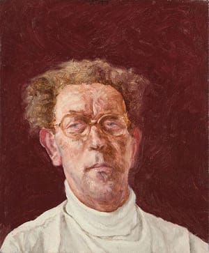Artwork Title: Self-Portrait in a White Turtle-Neck