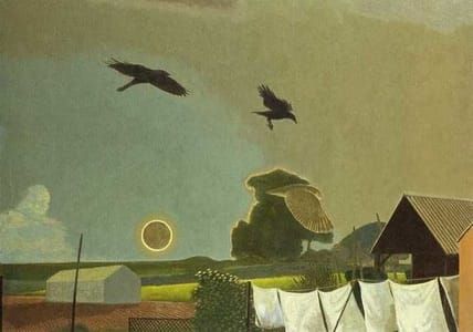 Artwork Title: A Dramatic Incident in the Wiltshire Landscape