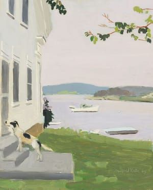 Artwork Title: The Dog at the Door,