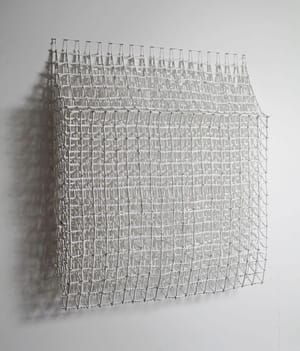 Artwork Title: Livingston_Falling Grid with Under Painting