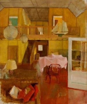 Artwork Title: Summer House Interior, Great Spruce Head Island