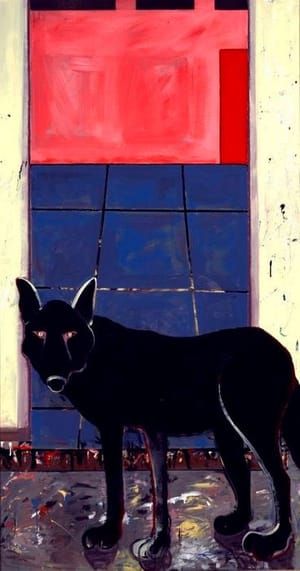 Artwork Title: Wolf in Studio