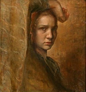 Artwork Title: Melancholy (self-portrait)