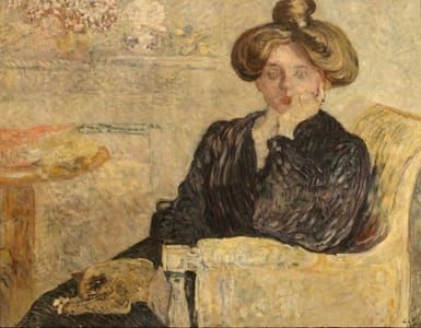 Artwork Title: Woman in an Armchair