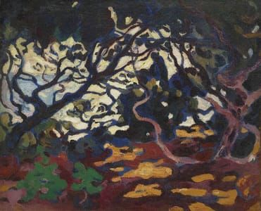 Artwork Title: ins au bord de la mer dans le midi (Pines by the Sea in the South)